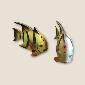 Vtg Yellow Fish Japan Mid Century, Whimsical, Colorful
